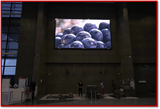 湖北荊門漳河愛(ài)飛客旅游基地戶內(nèi)大屏幕